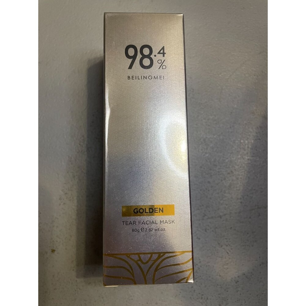 Beilingmei Golden Tear Facial Mask, a 24k gold foil peel-off mask